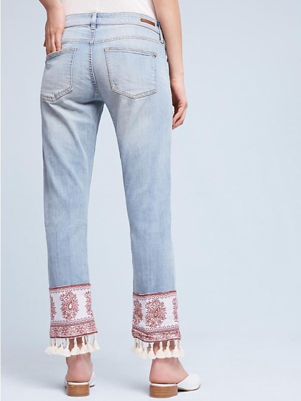 Pilcro & The Letterpress Hyphen Mid-Rise Bandana Tassel Boyfriend Jean 27